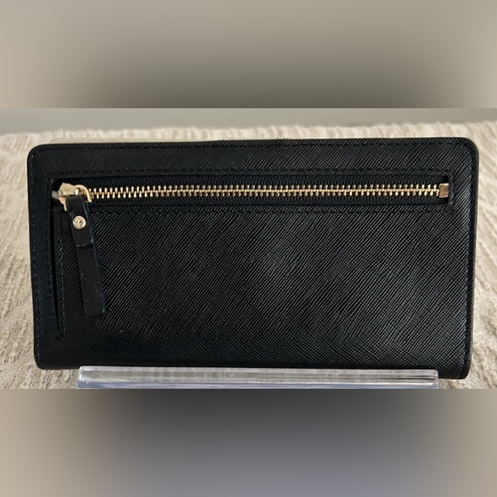 Kate Spade Madison Saffiano Leather Slim Bifold Wallet EUC - Picture 2 of 10